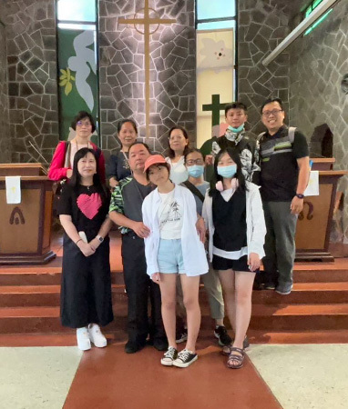 三角埔教會社青團契來訪