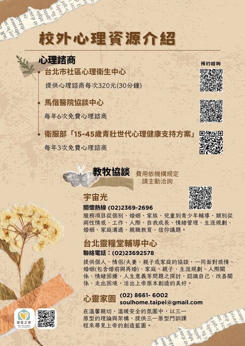校外心理資源1150610修訂